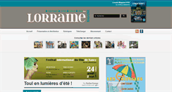 Desktop Screenshot of lorrainemag.com