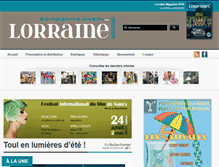 Tablet Screenshot of lorrainemag.com